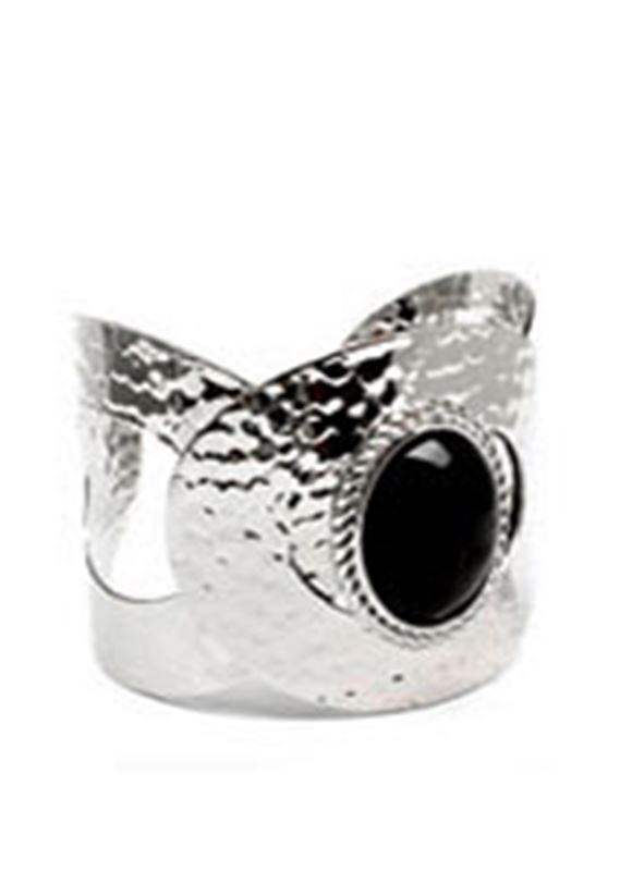 Rea - Blaze Black Bracelet Silver