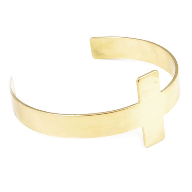 Armband - Cross Steel Gold Bracelet