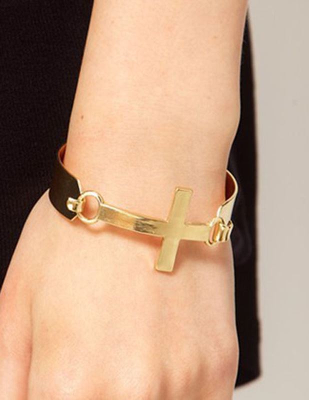 Armband - Cross Lance Gold Bracelet