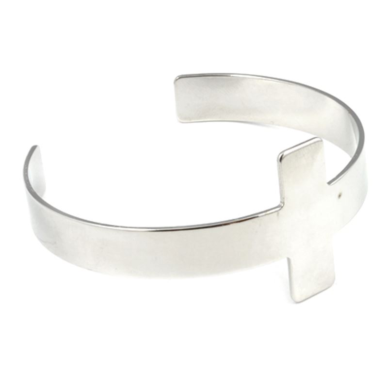 Armband - Cross Steel Silver Bracelet