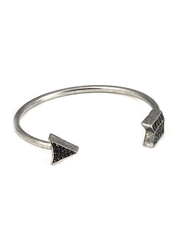 Armband - Arrow Bracelet Black Silver