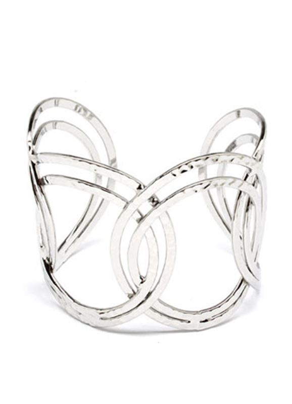 Armband - Simple Cuff Silver Bracelet