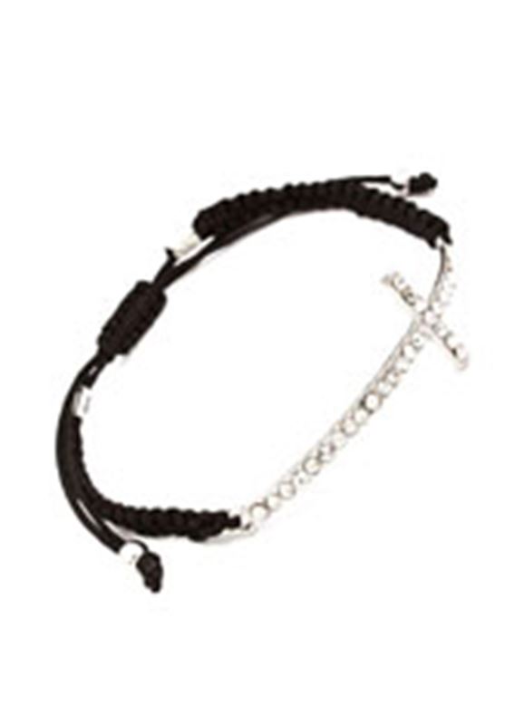 Armband - Lea Silver Black Bracelet